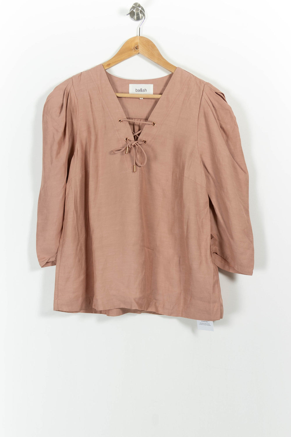 Blouse Rose - Taille L/40 de la marque ba&sh | PARAD101700 - Vendu par Paradigme - Image 2