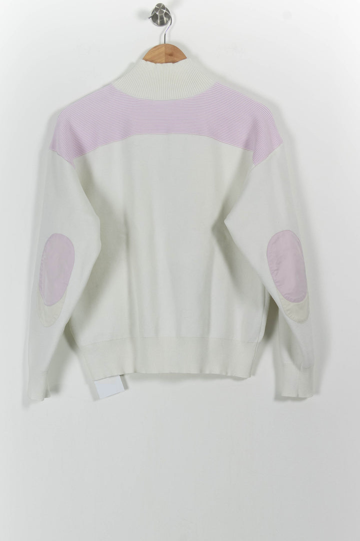 Sweatshirt Blanc et Lilas - Taille M/38 de la marque Claudie Pierlot | PARAD101703 - Vendu par Paradigme - Image 4