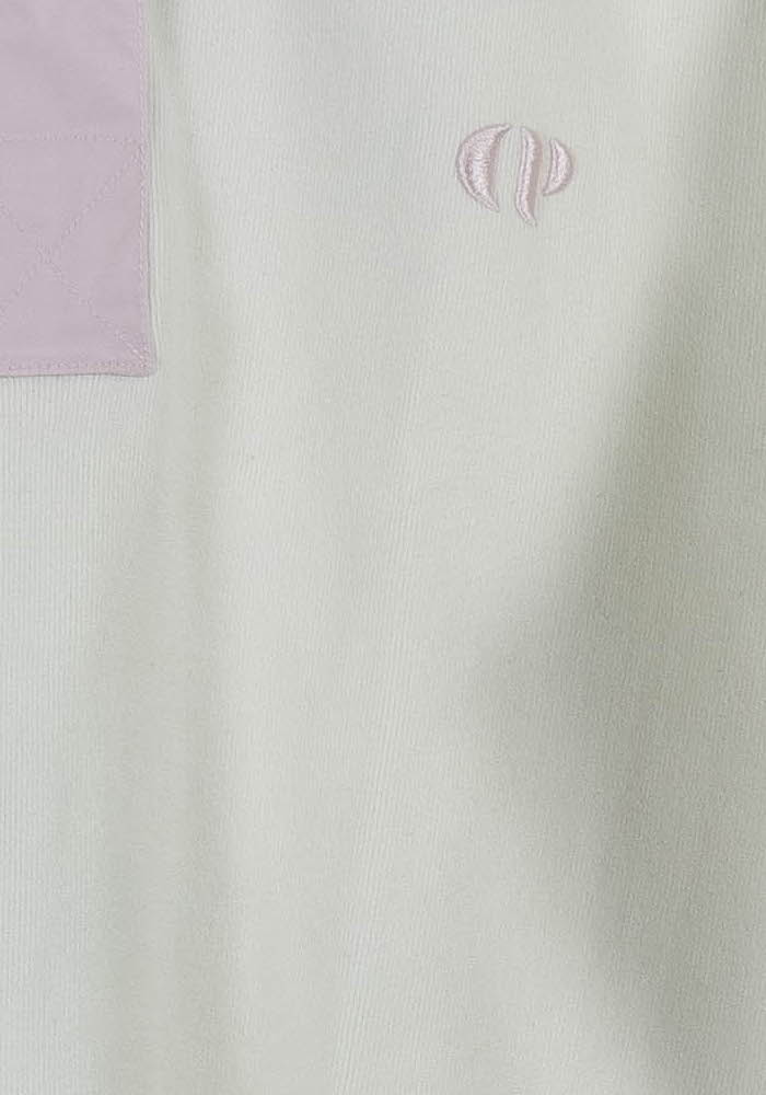 Sweatshirt Blanc et Lilas - Taille M/38 de la marque Claudie Pierlot | PARAD101703 - Vendu par Paradigme - Image 3