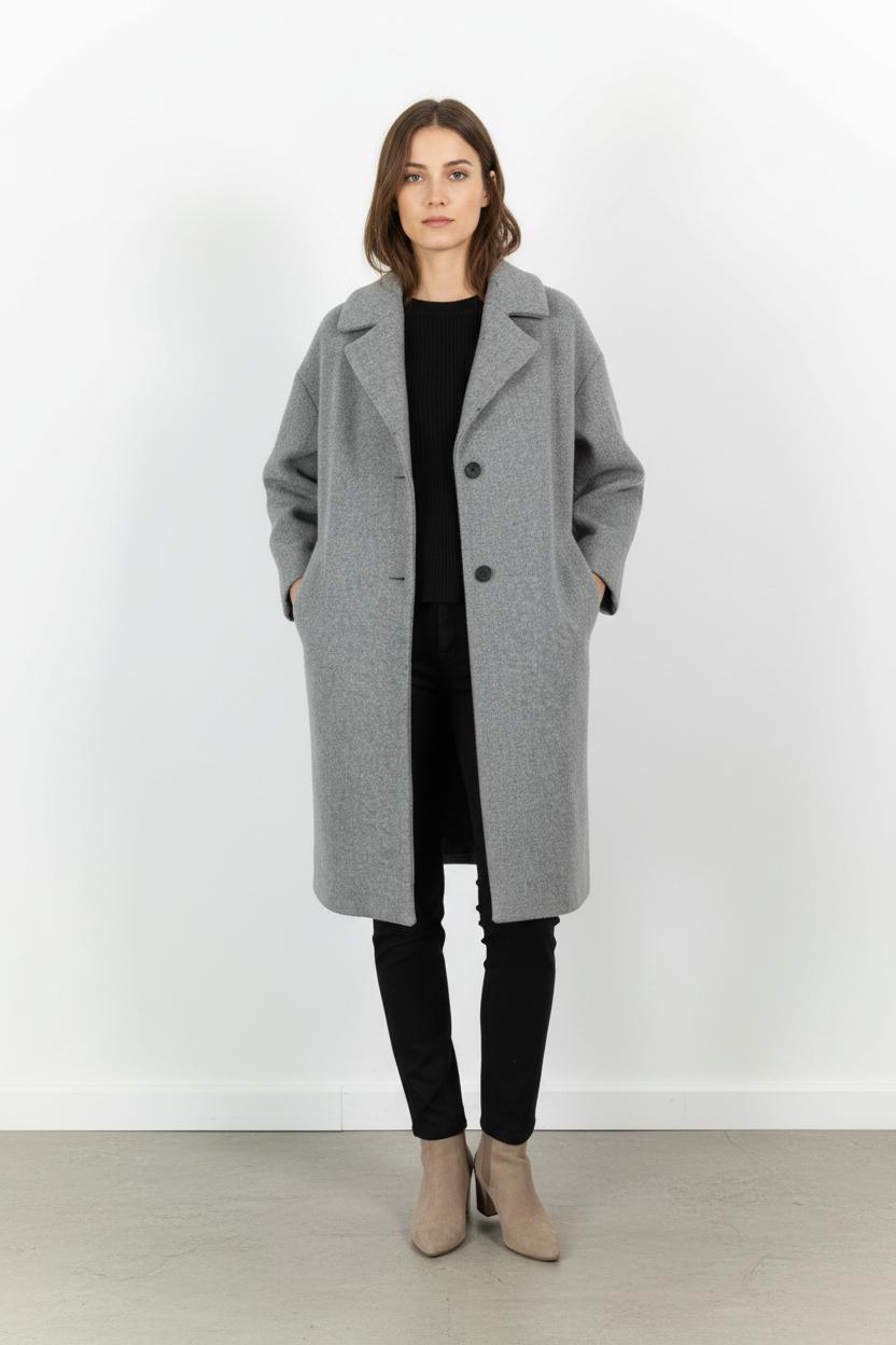 Manteau Gris - Taille M/38 de la marque Kookai | PARAD101704 - Vendu par Paradigme - Image 1
