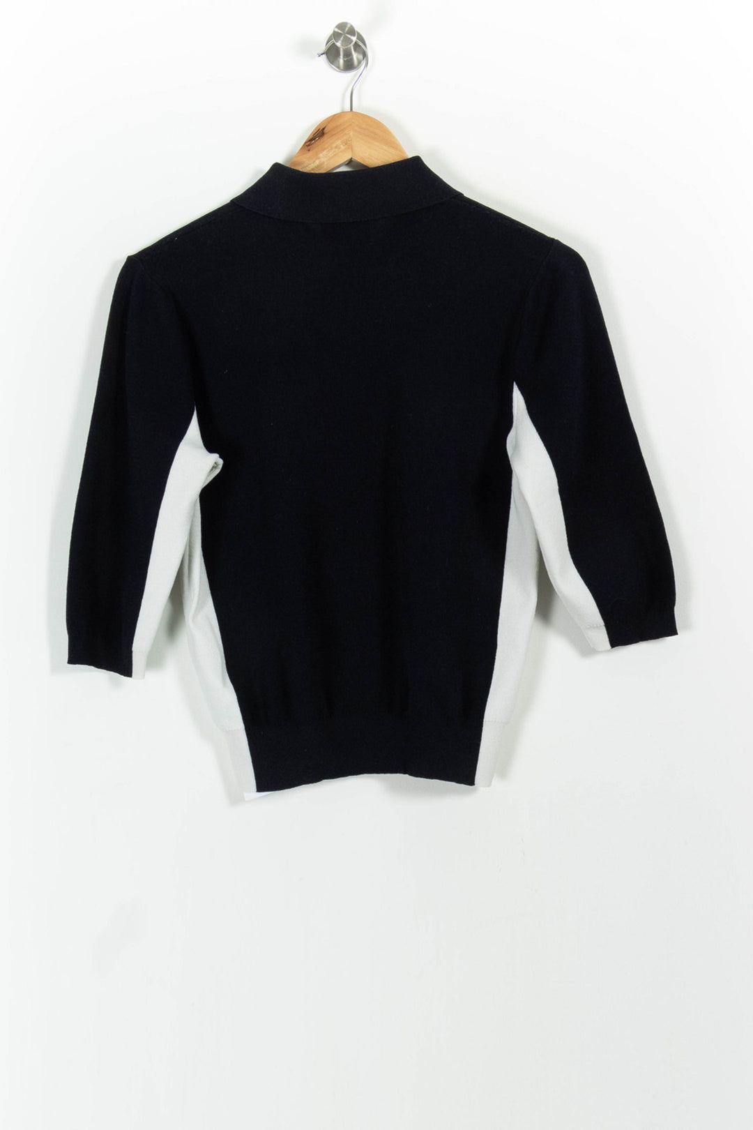 Polo Bleu et Blanc - Taille L/40 de la marque Claudie Pierlot | PARAD101705 - Vendu par Paradigme - Image 4