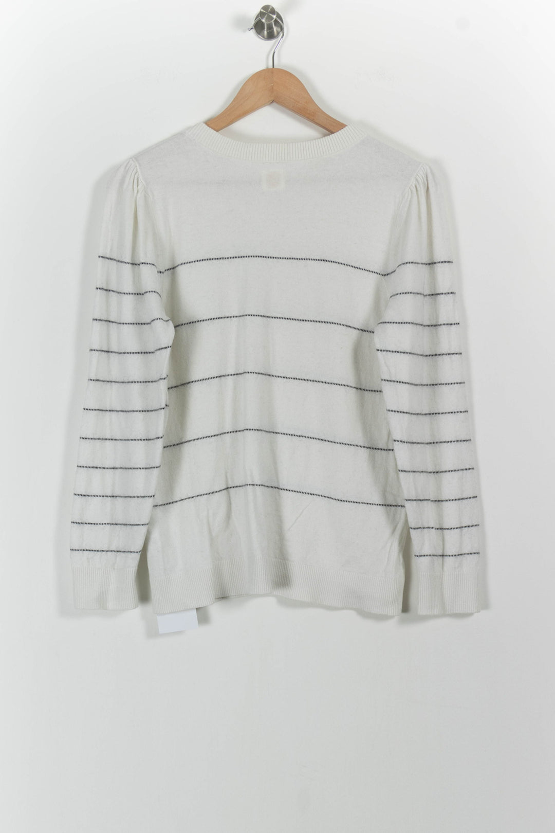 Pull Blanc et Noir - Taille XL/42 de la marque Des petits hauts | PARAD101715 - Vendu par Paradigme - Image 4