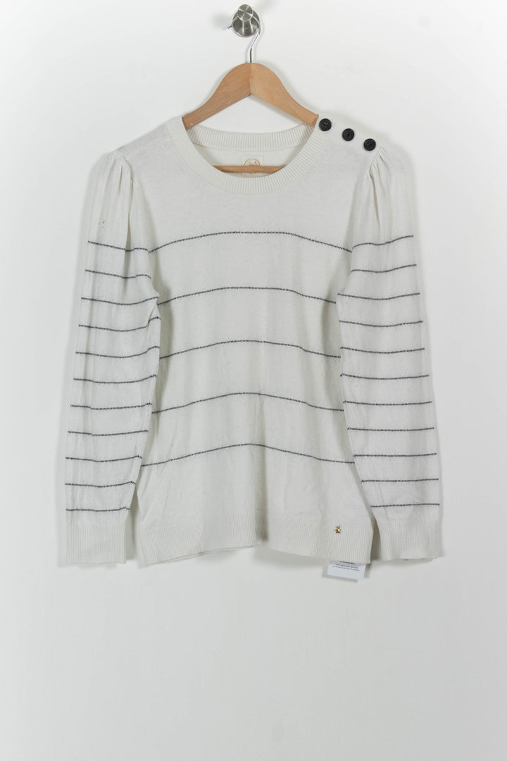 Pull Blanc et Noir - Taille XL/42 de la marque Des petits hauts | PARAD101715 - Vendu par Paradigme - Image 2