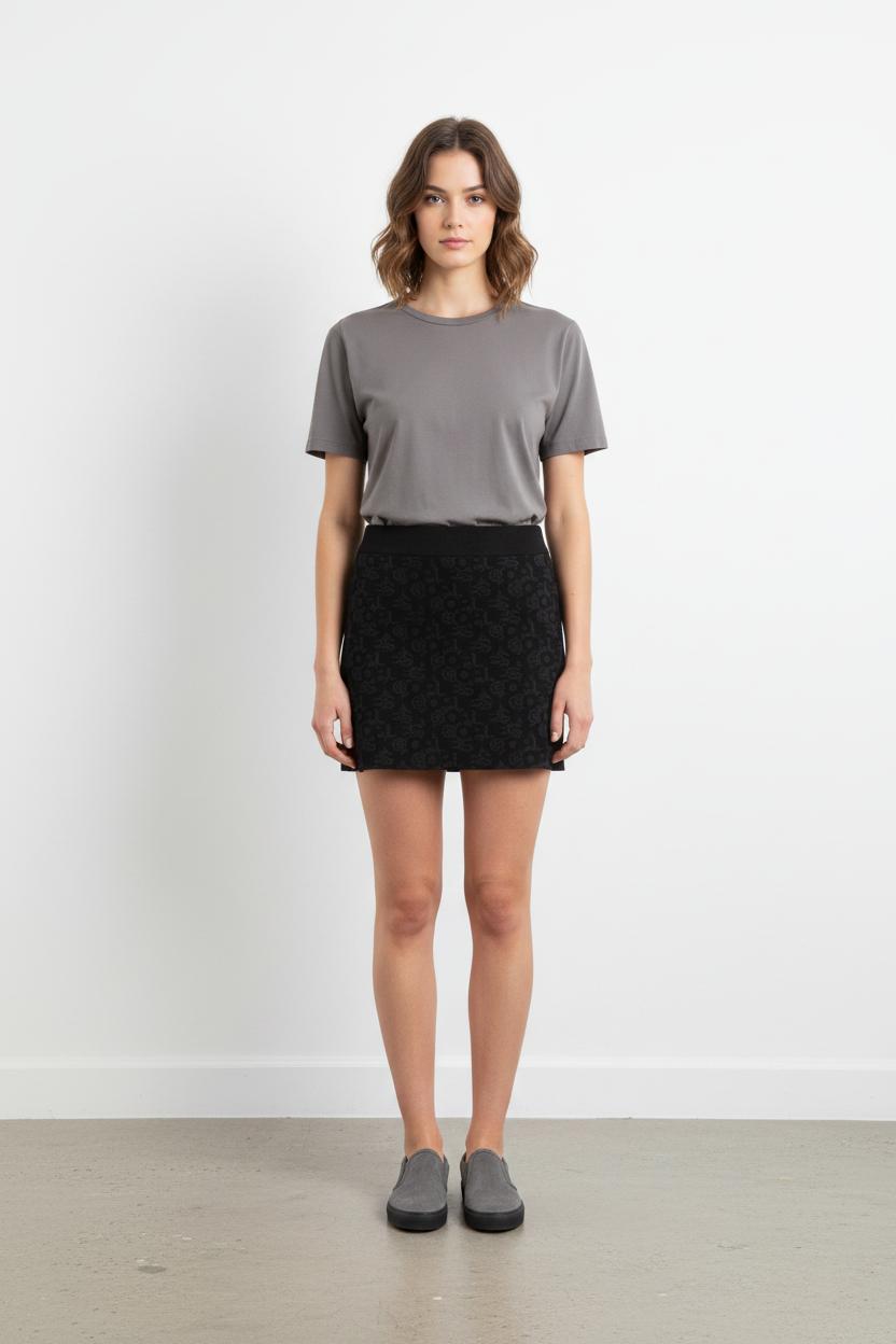 Jupe Courte Noire - Taille M/38 de la marque The Kooples | PARAD101716 - Vendu par Paradigme - Image 1
