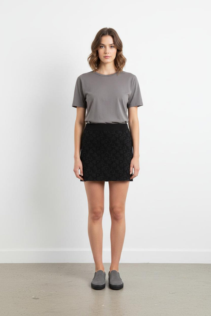 Jupe Courte Noire - Taille M/38 de la marque The Kooples | PARAD101716 - Vendu par Paradigme - Image 1