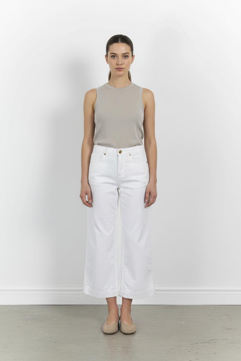 Pantalon Blanc - Taille S/36 de la marque Tara Jarmon | PARAD101728 - Vendu par Paradigme - Image 1
