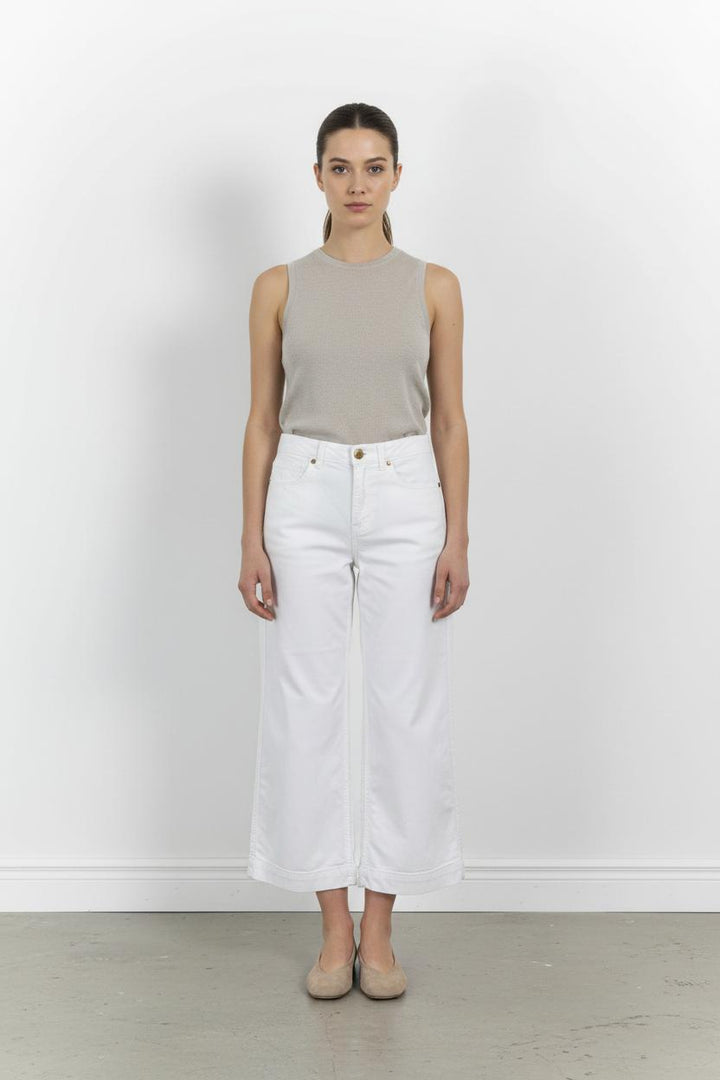 Pantalon Blanc - Taille S/36 de la marque Tara Jarmon | PARAD101728 - Vendu par Paradigme - Image 1