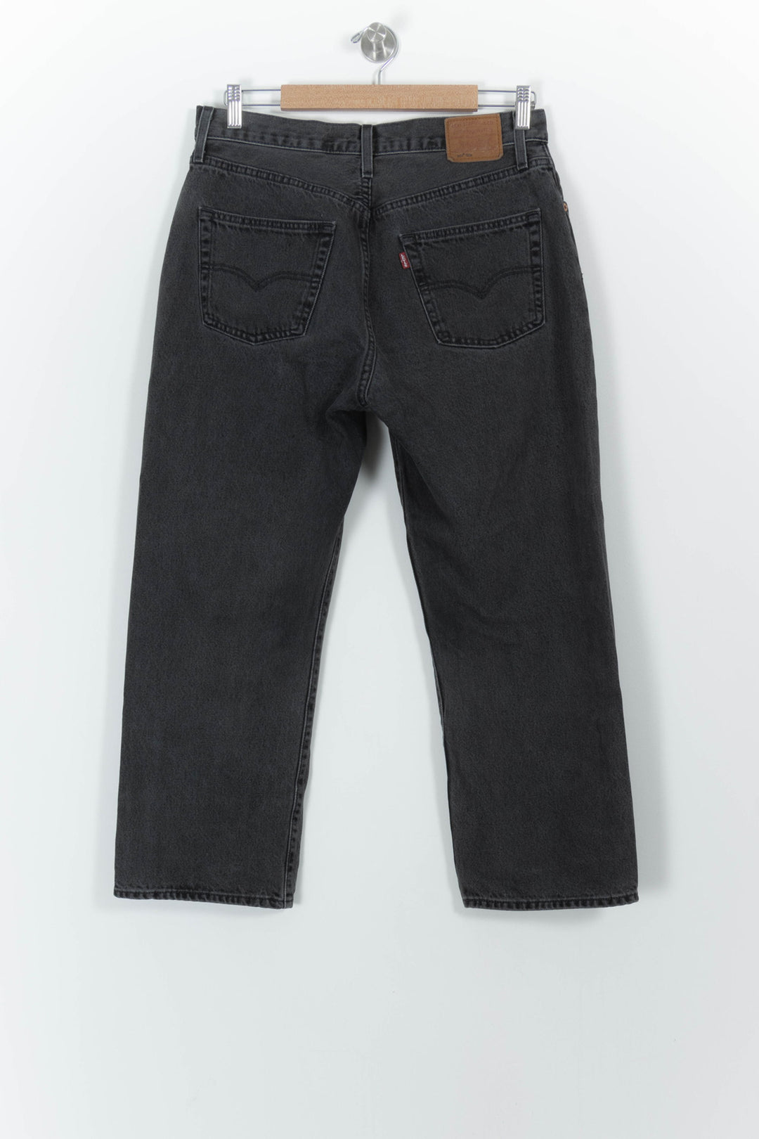 Jean Droit Noir - Taille L/40 de la marque Levi's | PARAD101729 - Vendu par Paradigme - Image 4