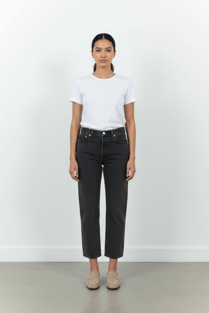 Jean Droit Noir - Taille L/40 de la marque Levi's | PARAD101729 - Vendu par Paradigme - Image 1