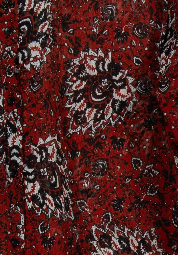 Blouse Rouge et Noir - Taille S/36 de la marque One Step | PARAD101740 - Vendu par Paradigme - Image 3