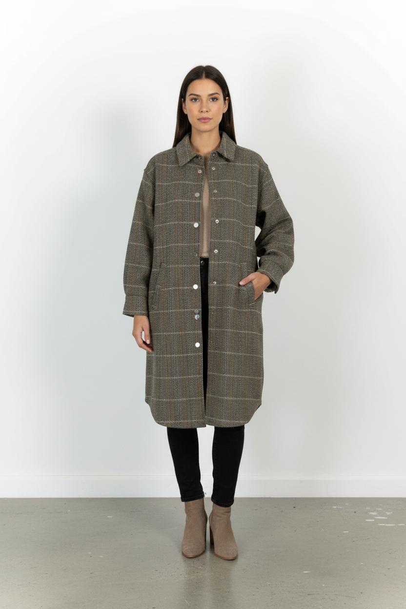Manteau Marron - Taille S/36 de la marque I.Code | PARAD101741 - Vendu par Paradigme - Image 1