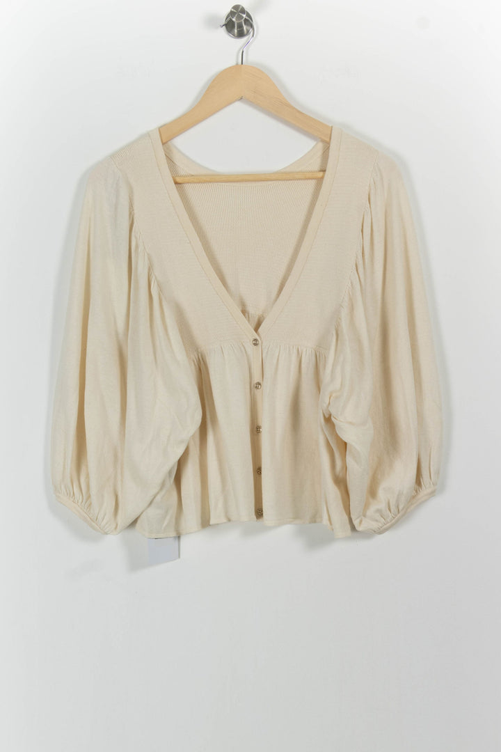 Blouse Beige - Taille M/38 de la marque ba&sh | PARAD101752 - Vendu par Paradigme - Image 4