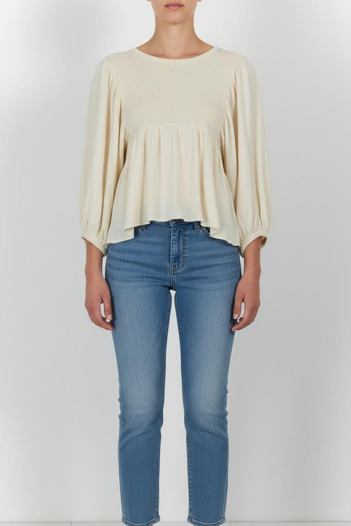 Blouse Beige - Taille M/38 de la marque ba&sh | PARAD101752 - Vendu par Paradigme - Image 1