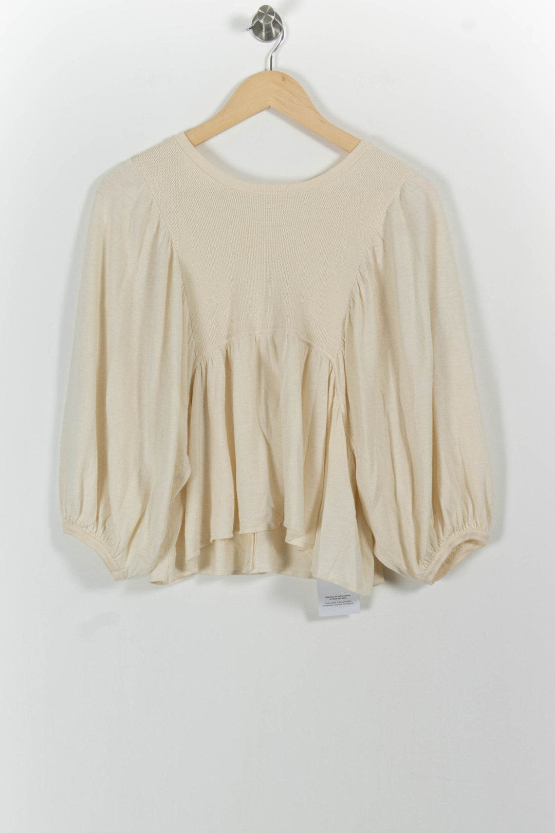 Blouse Beige - Taille M/38 de la marque ba&sh | PARAD101752 - Vendu par Paradigme - Image 2