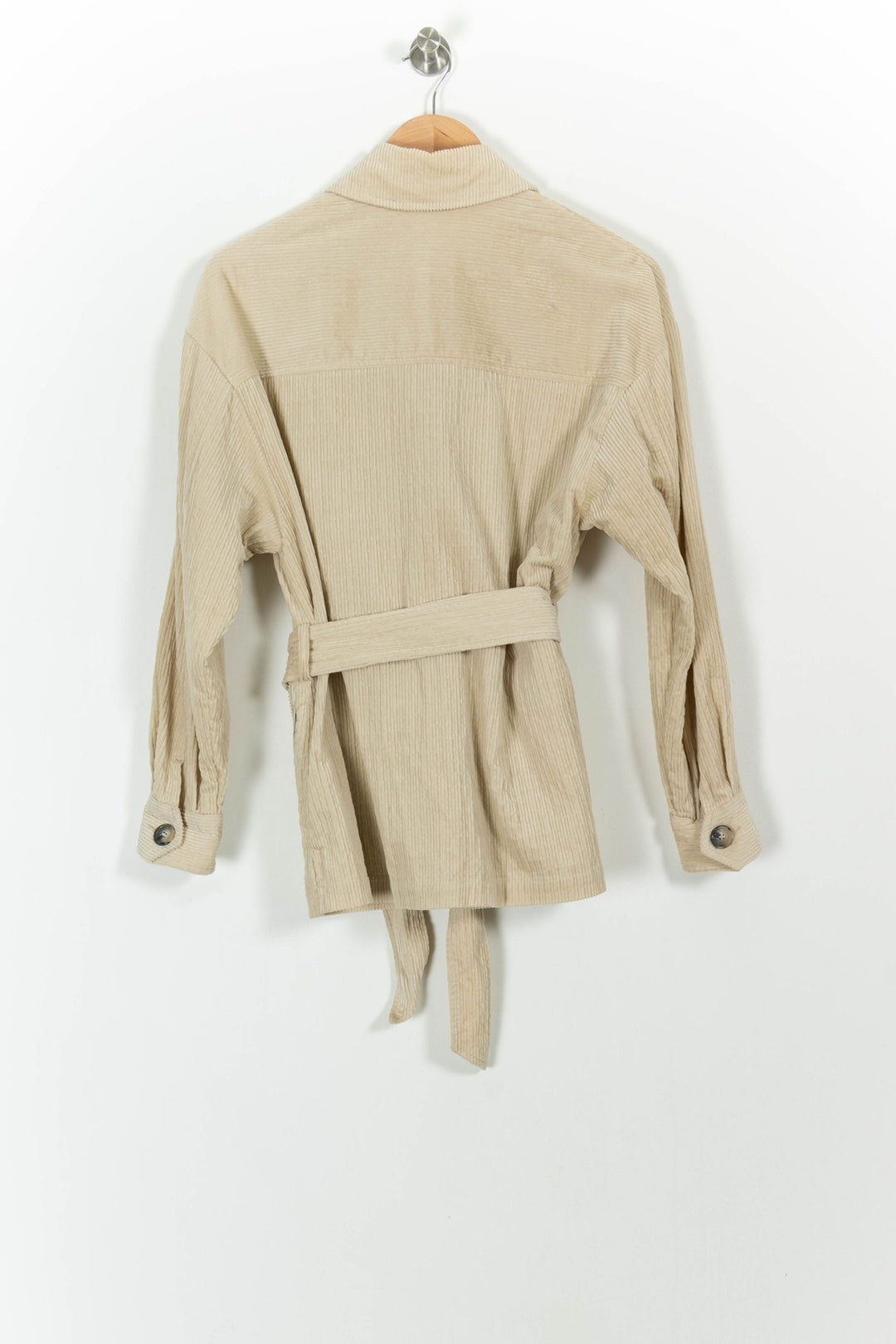 Veste Ceinturée Beige - Taille XS/34 de la marque Sessùn | PARAD101754 - Vendu par Paradigme - Image 4