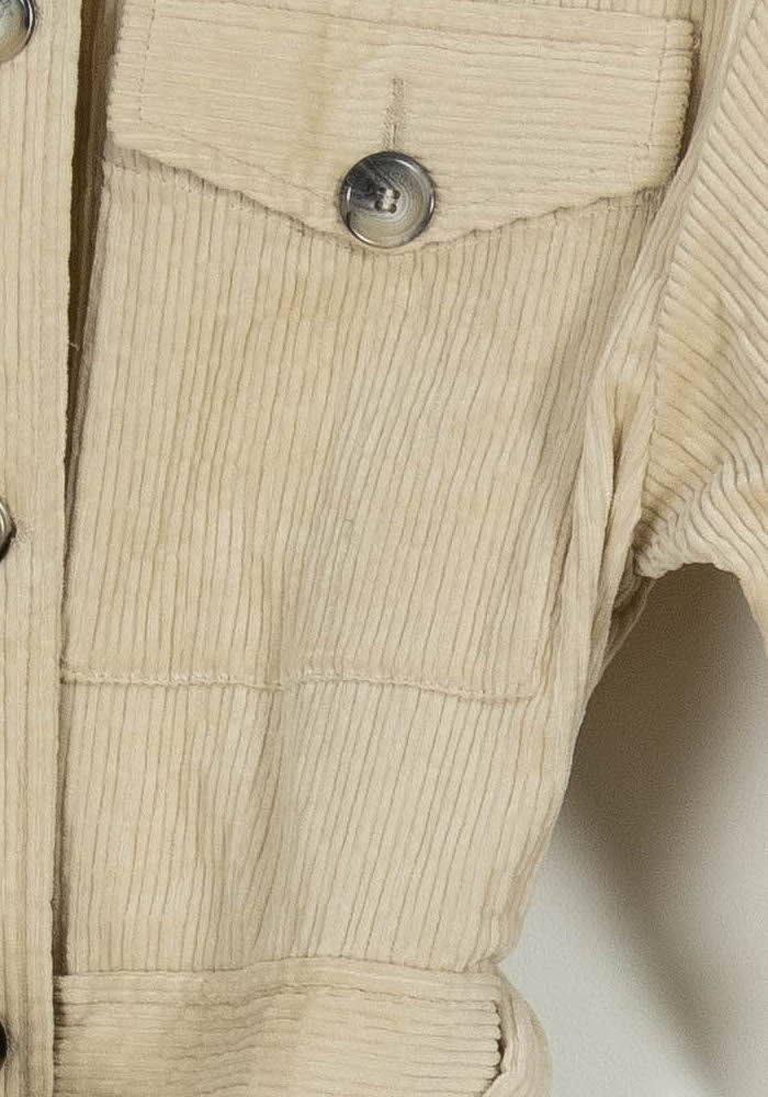 Veste Ceinturée Beige - Taille XS/34 de la marque Sessùn | PARAD101754 - Vendu par Paradigme - Image 3