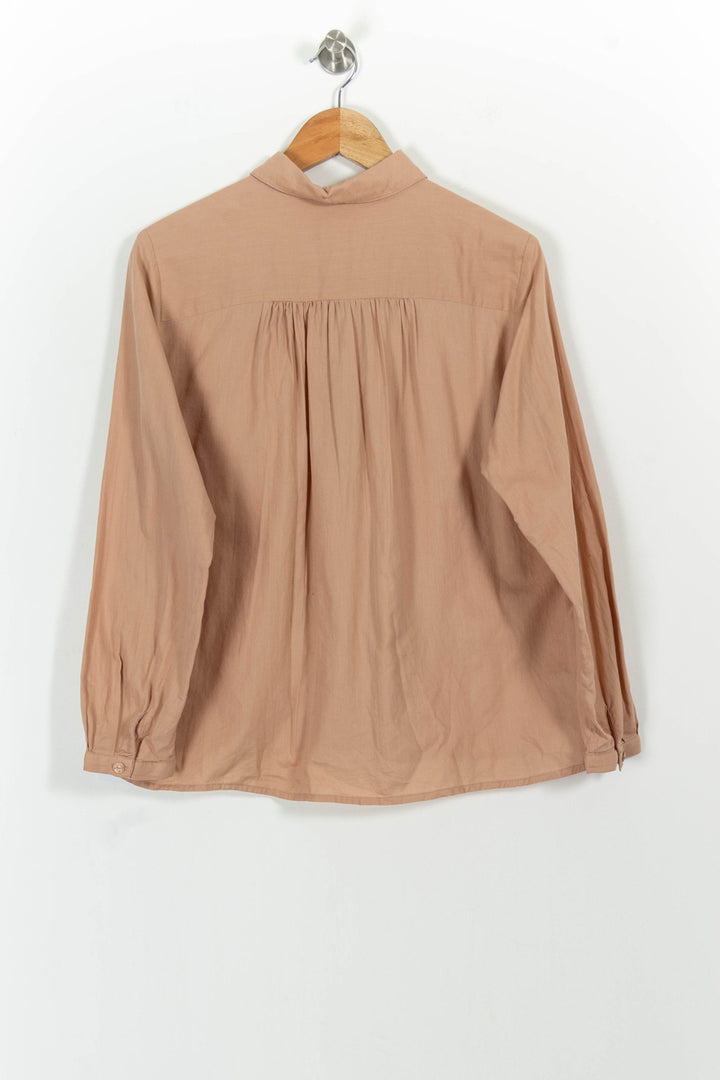 Blouse Beige - Taille XS/34 de la marque Des petits hauts | PARAD101759 - Vendu par Paradigme - Image 4