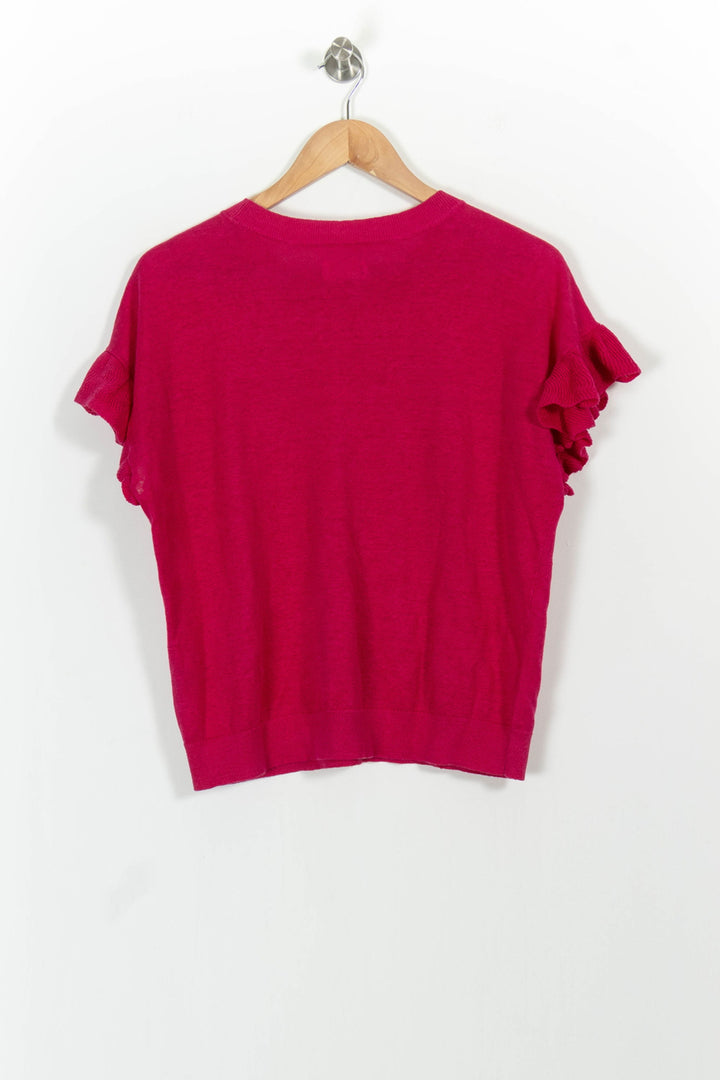 Pull Rose - Taille XS/34 de la marque Des petits hauts | PARAD101760 - Vendu par Paradigme - Image 4