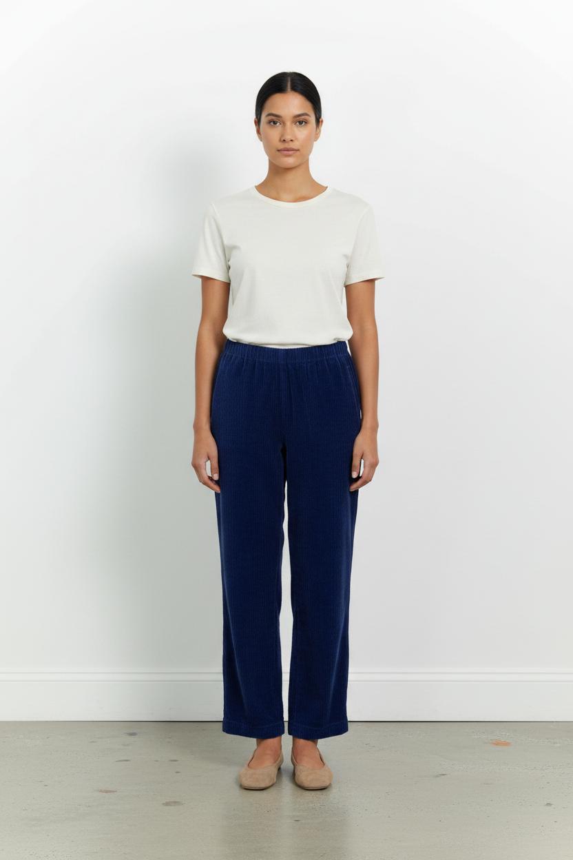 Pantalon Velours Bleu - Taille XS/34 de la marque Des petits hauts | PARAD101768 - Vendu par Paradigme - Image 1