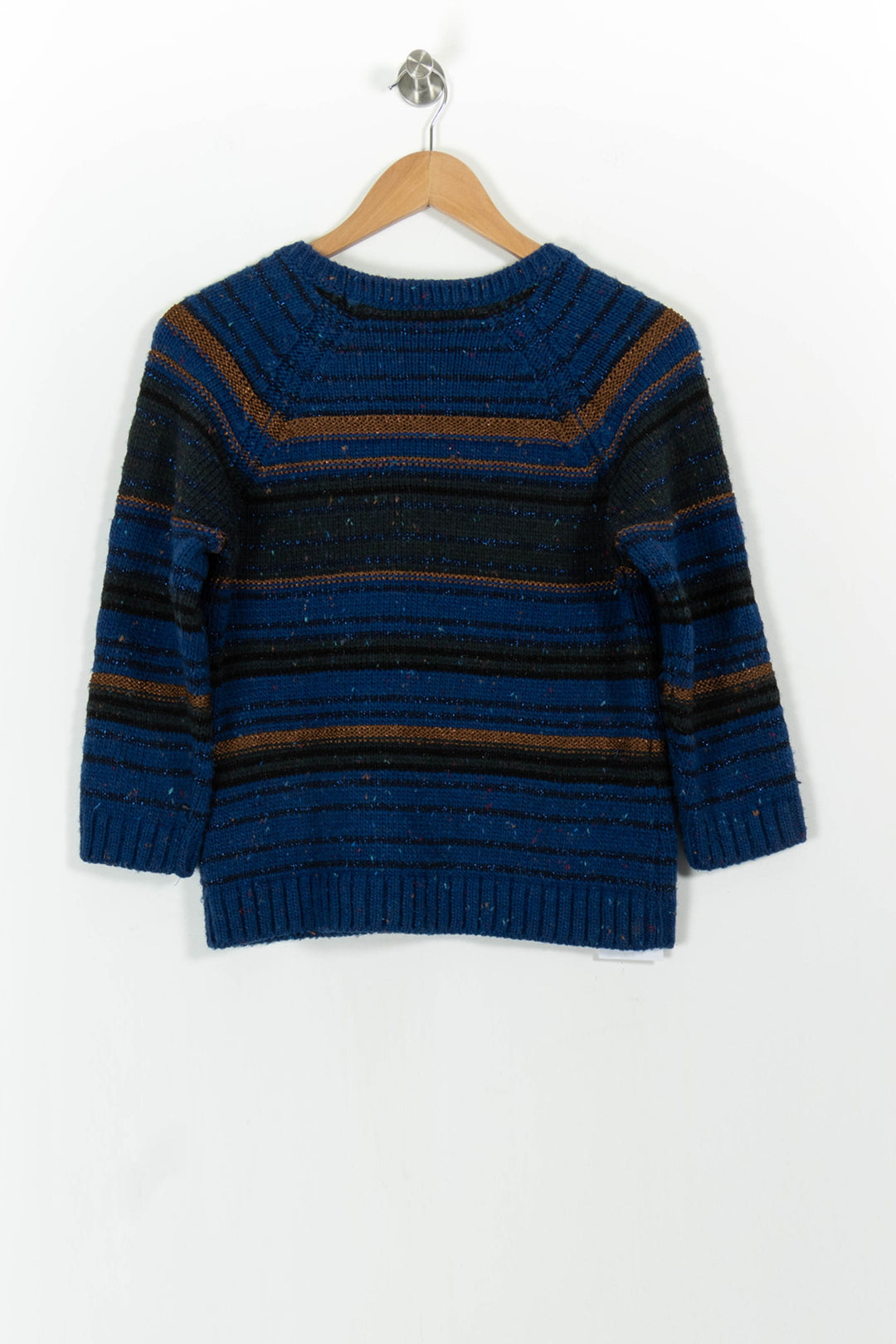 Pull Bleu et Marron - Taille M/38 de la marque Comptoir des Cotonniers | PARAD101770 - Vendu par Paradigme - Image 4