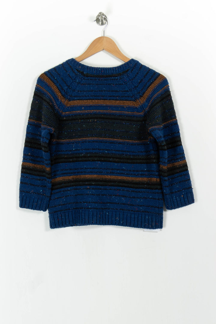 Pull Bleu et Marron - Taille M/38 de la marque Comptoir des Cotonniers | PARAD101770 - Vendu par Paradigme - Image 4