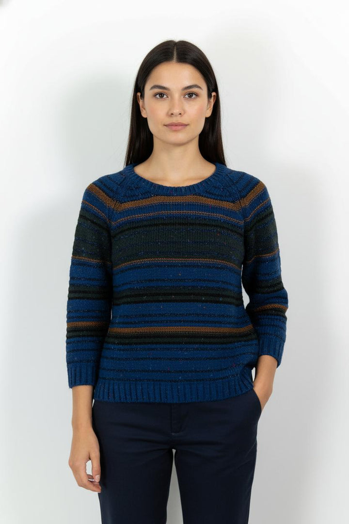 Pull Bleu et Marron - Taille M/38 de la marque Comptoir des Cotonniers | PARAD101770 - Vendu par Paradigme - Image 1