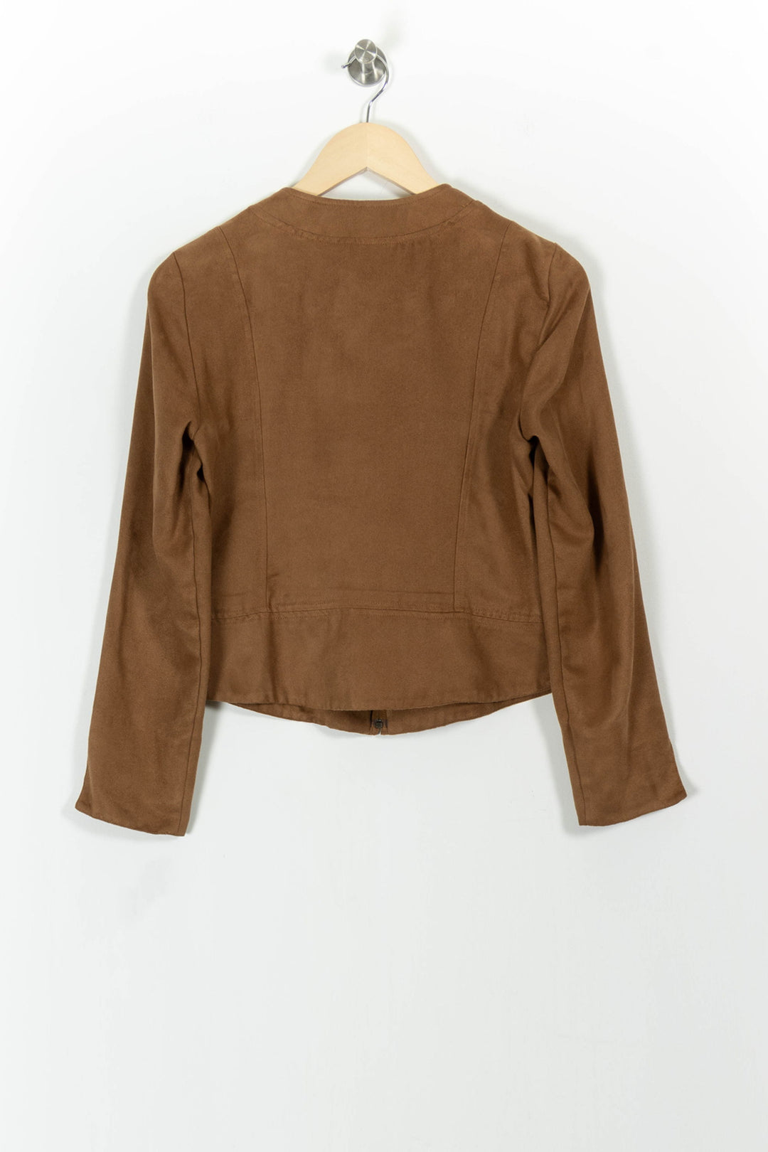 Veste Courte Marron - Taille L/40 de la marque Maison 123 | PARAD101775 - Vendu par Paradigme - Image 4