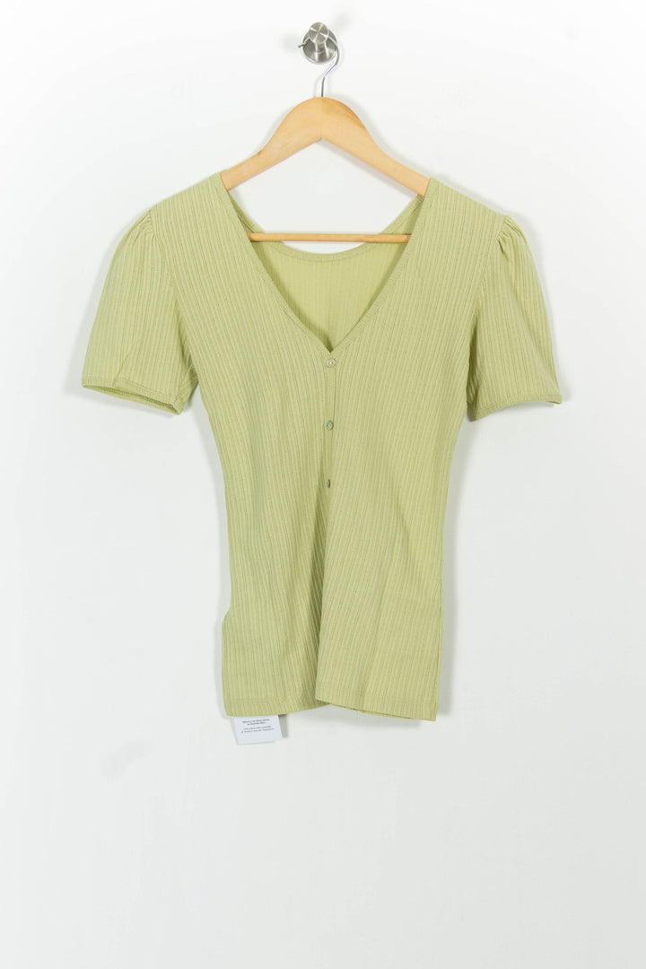 T-shirt Vert - Taille XS/34 de la marque Karl Marc John | PARAD101779 - Vendu par Paradigme - Image 4