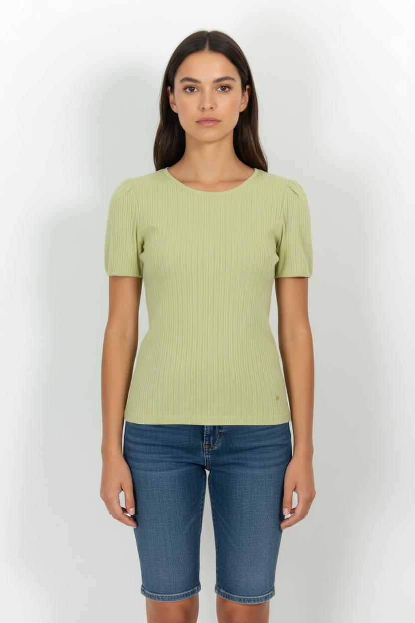 T-shirt Vert - Taille XS/34 de la marque Karl Marc John | PARAD101779 - Vendu par Paradigme - Image 1
