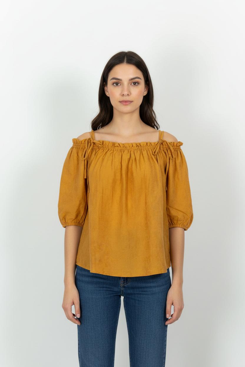 Blouse Orange - Taille XS/34 de la marque Karl Marc John | PARAD101781 - Vendu par Paradigme - Image 1