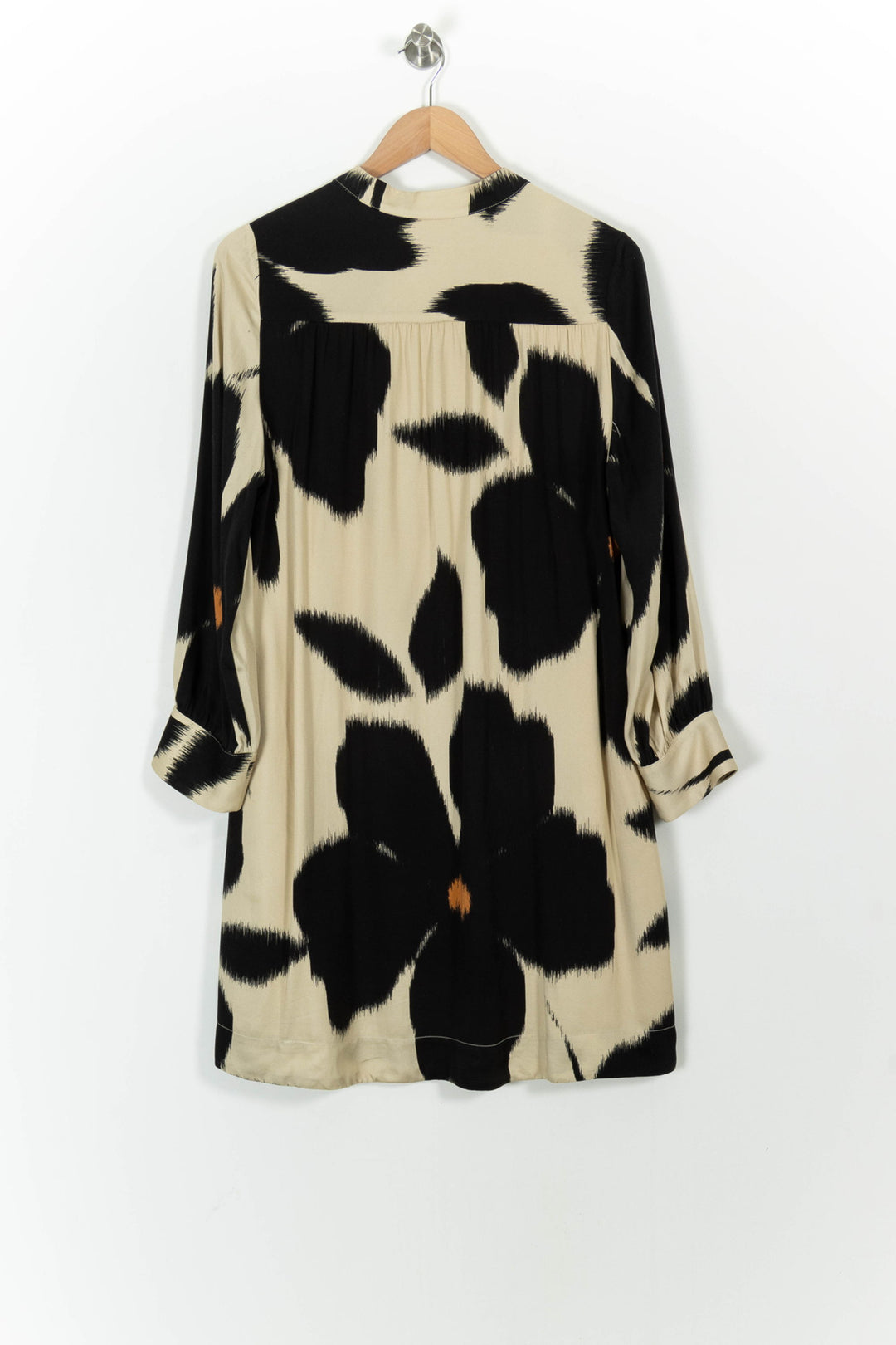 Robe Droite Beige et Noire - Taille S/36 de la marque Stella Forest | PARAD101787 - Vendu par Paradigme - Image 4