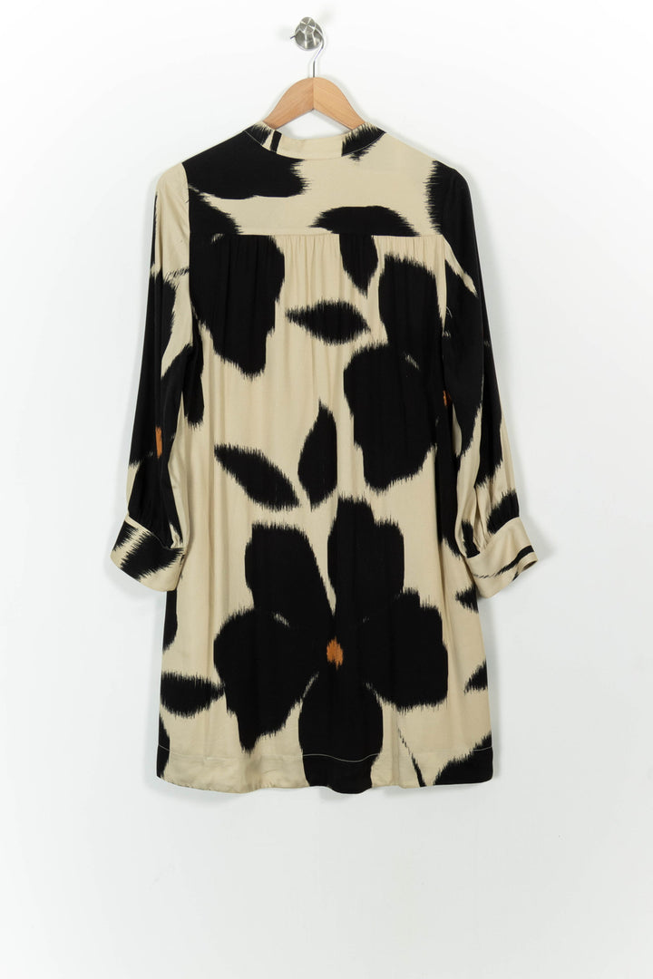 Robe Droite Beige et Noire - Taille S/36 de la marque Stella Forest | PARAD101787 - Vendu par Paradigme - Image 4