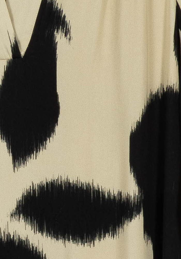 Robe Droite Beige et Noire - Taille S/36 de la marque Stella Forest | PARAD101787 - Vendu par Paradigme - Image 3