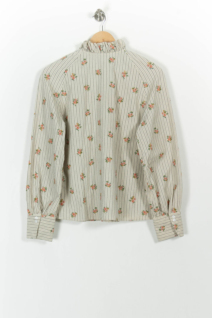Blouse Écrue et Rose - Taille XL/42 de la marque Sézane | PARAD101792 - Vendu par Paradigme - Image 4