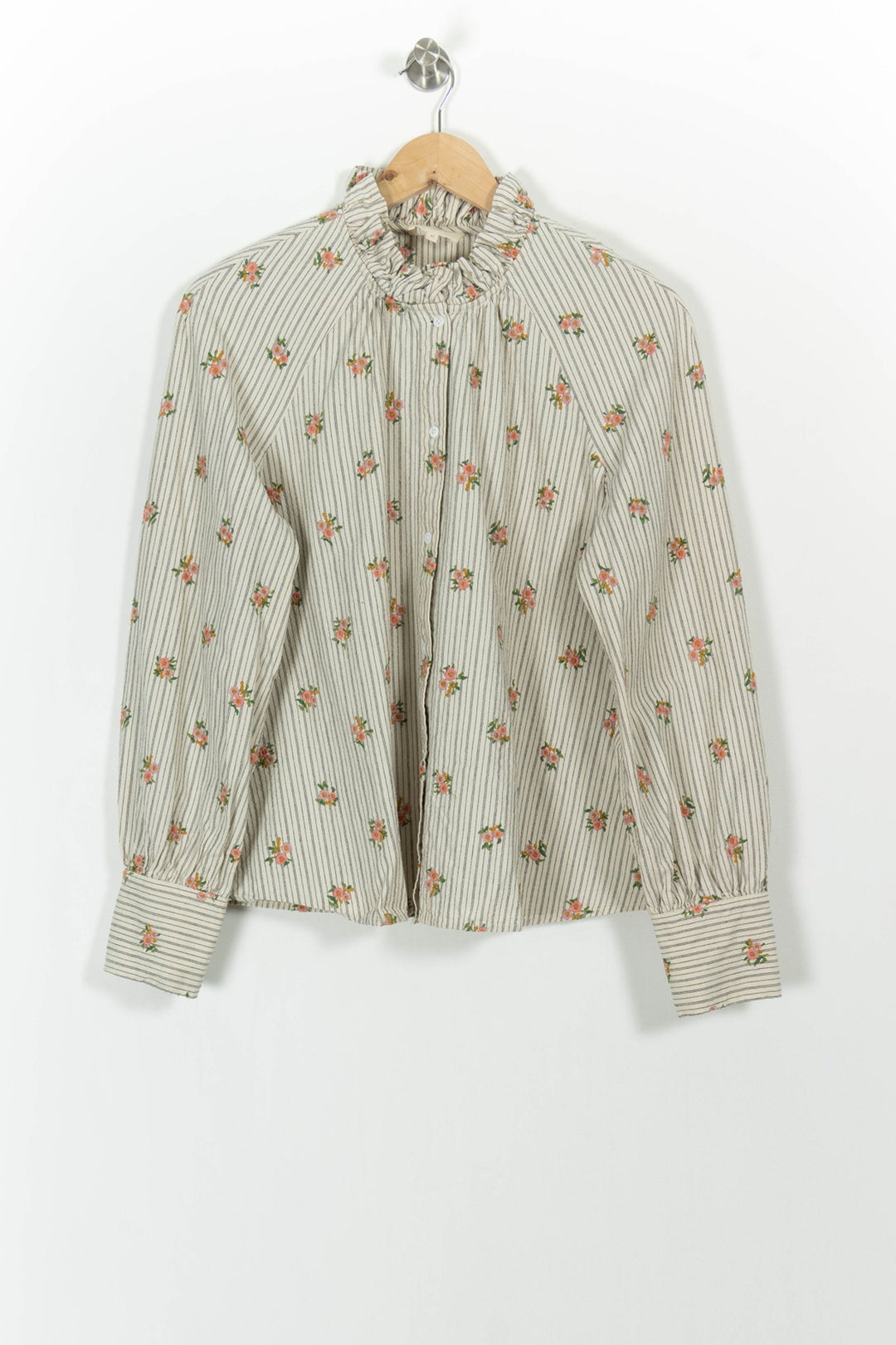 Blouse Écrue et Rose - Taille XL/42 de la marque Sézane | PARAD101792 - Vendu par Paradigme - Image 2