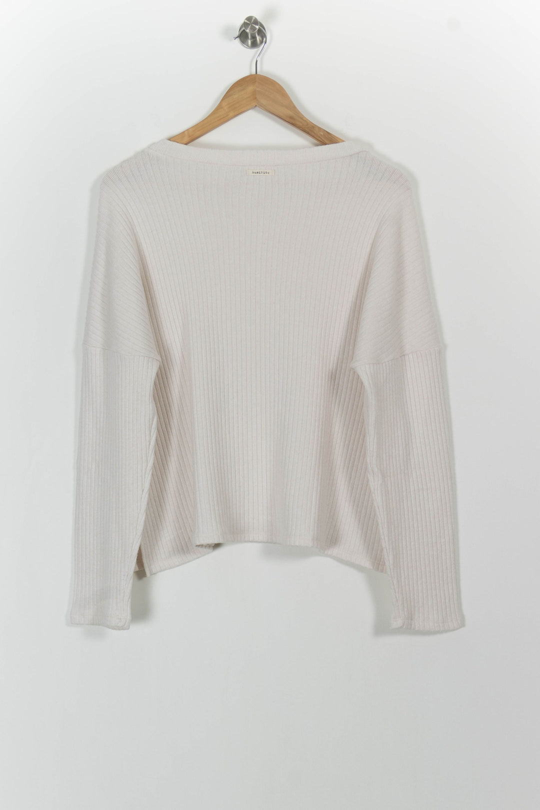 Tee-shirt Manches Longues Beige - Taille M/38 de la marque Humility | PARAD101794 - Vendu par Paradigme - Image 4