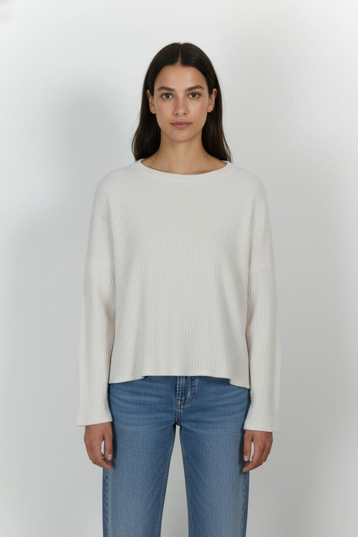 Tee-shirt Manches Longues Beige - Taille M/38 de la marque Humility | PARAD101794 - Vendu par Paradigme - Image 1