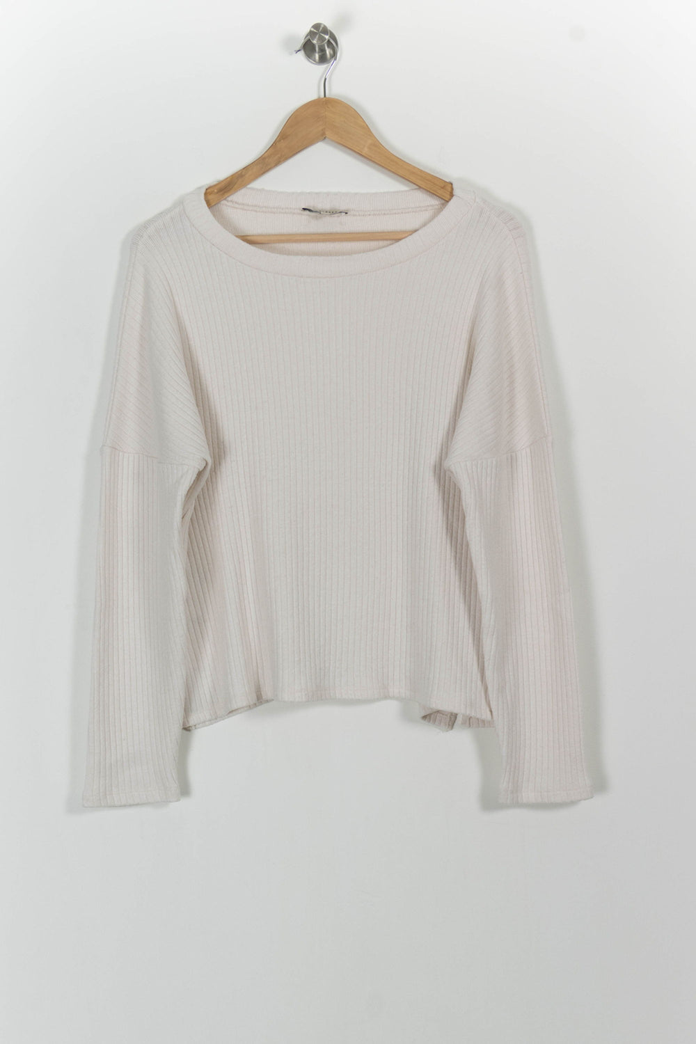 Tee-shirt Manches Longues Beige - Taille M/38 de la marque Humility | PARAD101794 - Vendu par Paradigme - Image 2