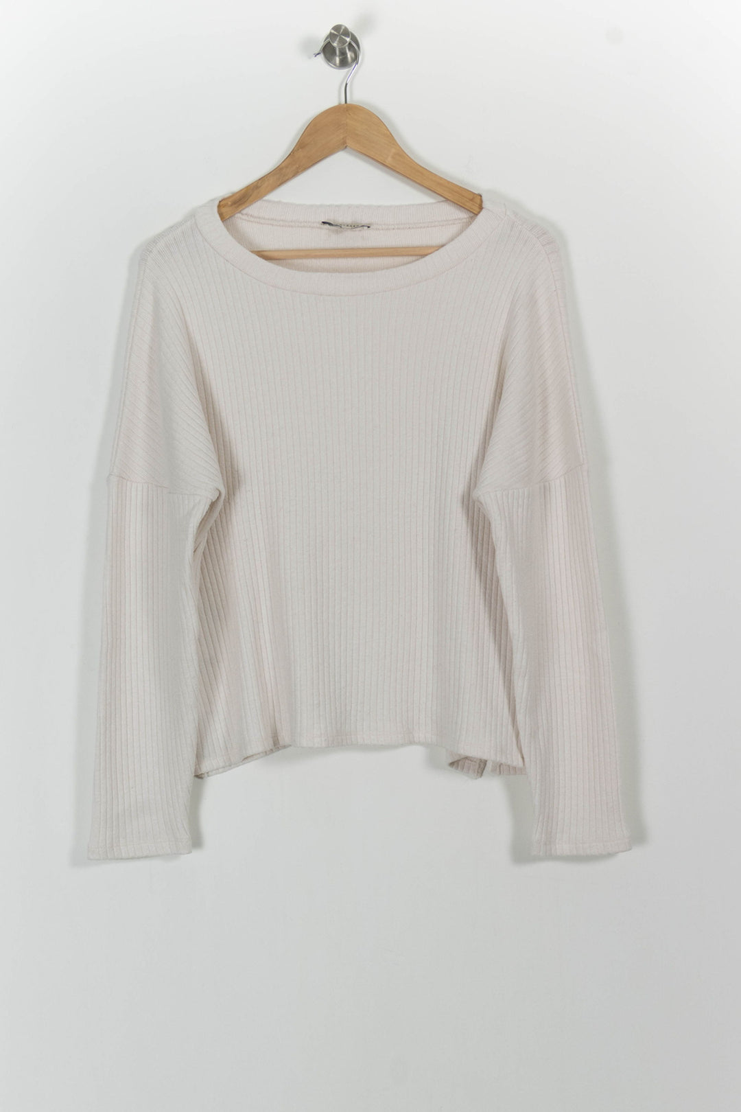 Tee-shirt Manches Longues Beige - Taille M/38 de la marque Humility | PARAD101794 - Vendu par Paradigme - Image 2