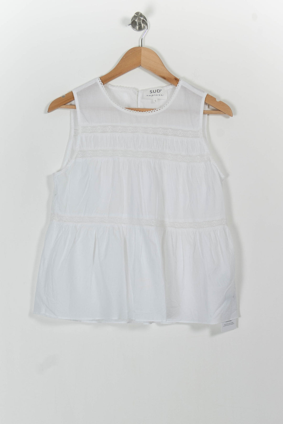 Blouse Blanche - Taille S/36 de la marque Sud express | PARAD101798 - Vendu par Paradigme - Image 2