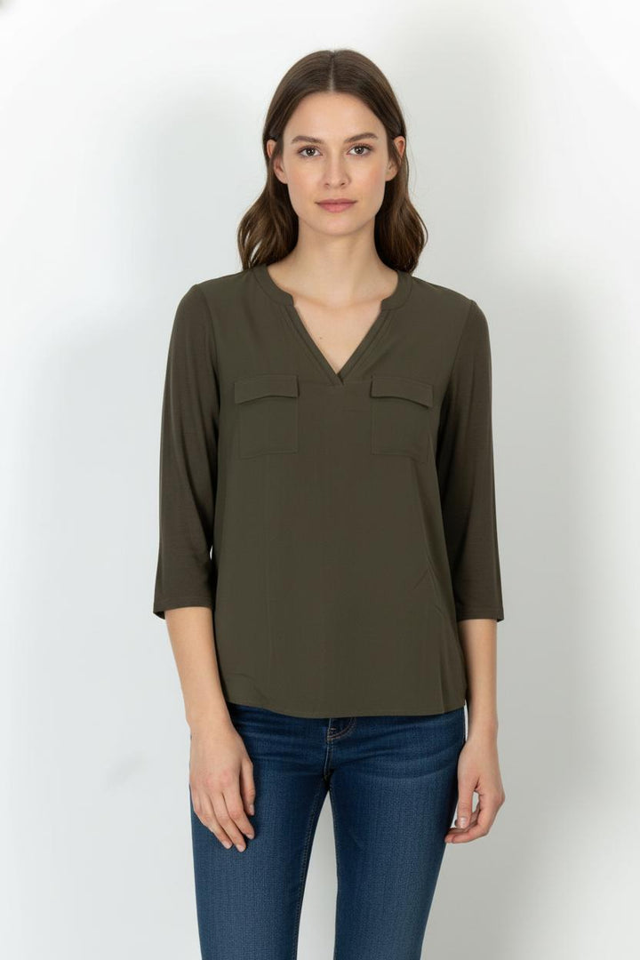 Blouse Verte - Taille S/36 de la marque Maison 123 | PARAD101823 - Vendu par Paradigme - Image 1