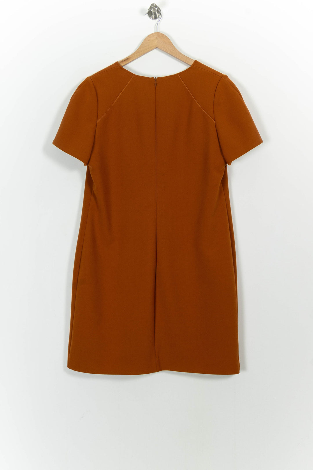 Robe Droite Marron - Taille XXL/44 de la marque Caroll | PARAD101829 - Vendu par Paradigme - Image 4