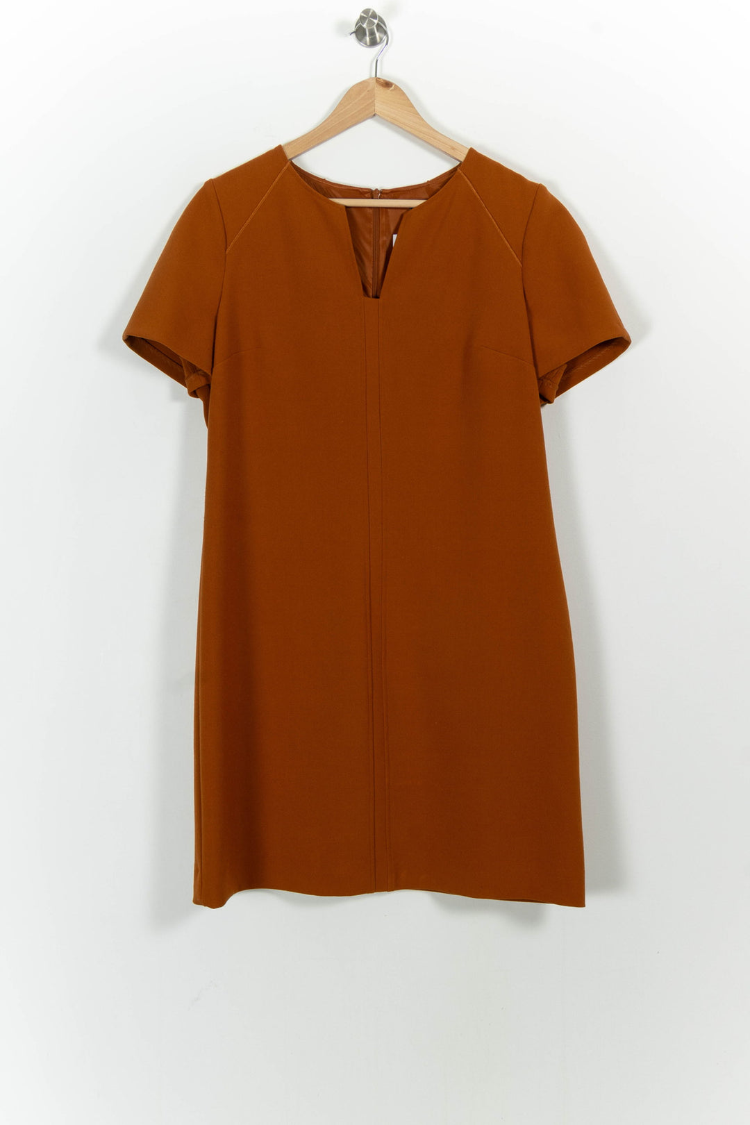 Robe Droite Marron - Taille XXL/44 de la marque Caroll | PARAD101829 - Vendu par Paradigme - Image 2