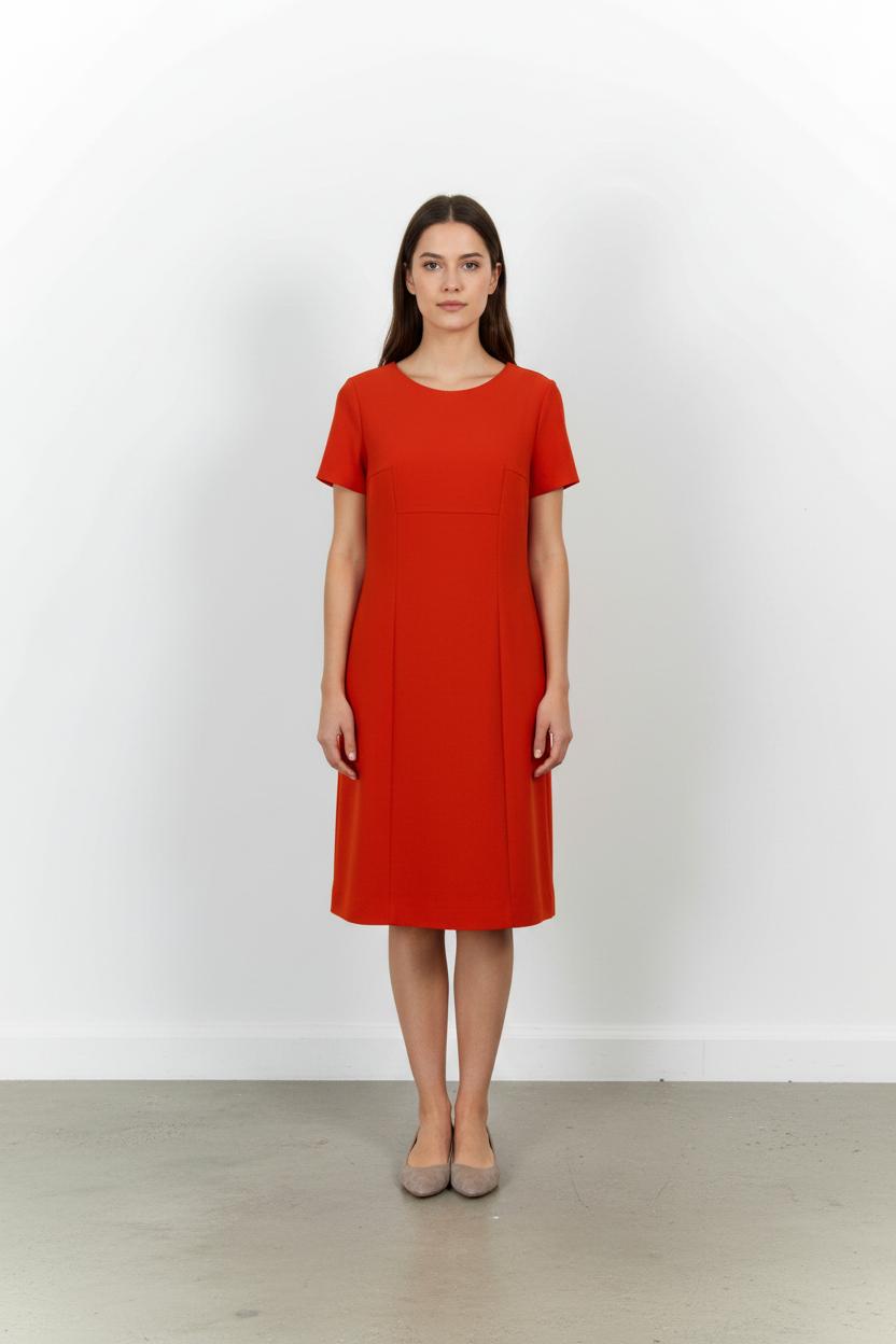 Robe Courte Rouge - Taille XXL/44 de la marque Caroll | PARAD101830 - Vendu par Paradigme - Image 1