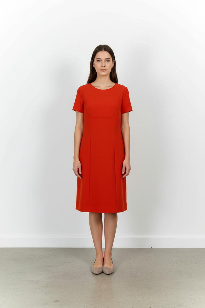 Robe Courte Rouge - Taille XXL/44 de la marque Caroll | PARAD101830 - Vendu par Paradigme - Image 1