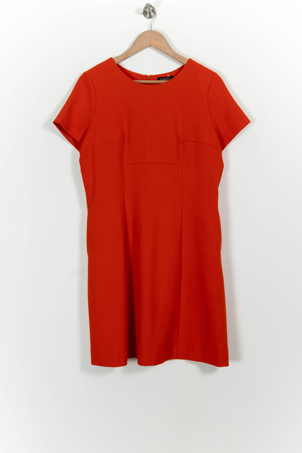 Robe Courte Rouge - Taille XXL/44 de la marque Caroll | PARAD101830 - Vendu par Paradigme - Image 2