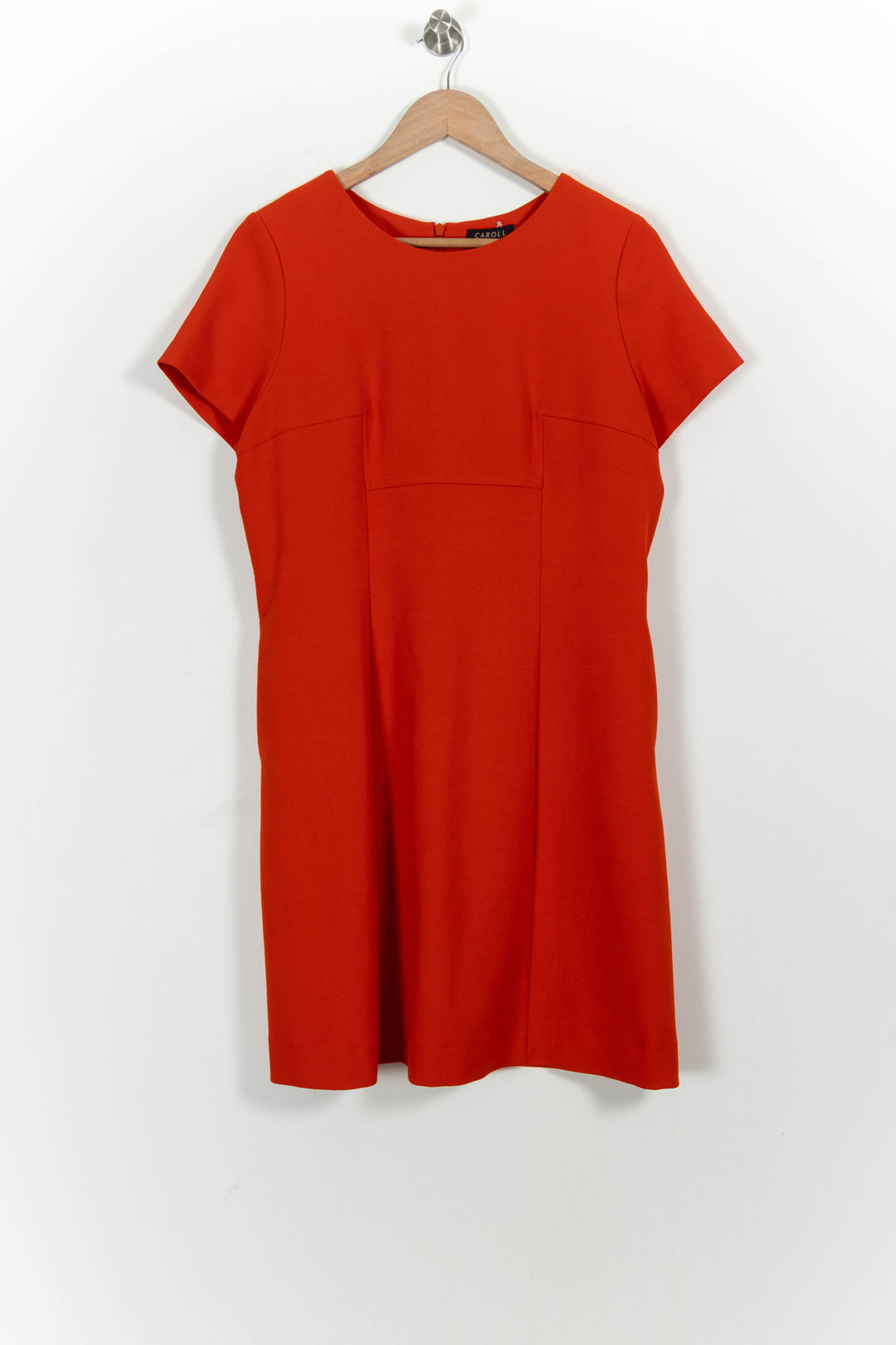 Robe Courte Rouge - Taille XXL/44 de la marque Caroll | PARAD101830 - Vendu par Paradigme - Image 2