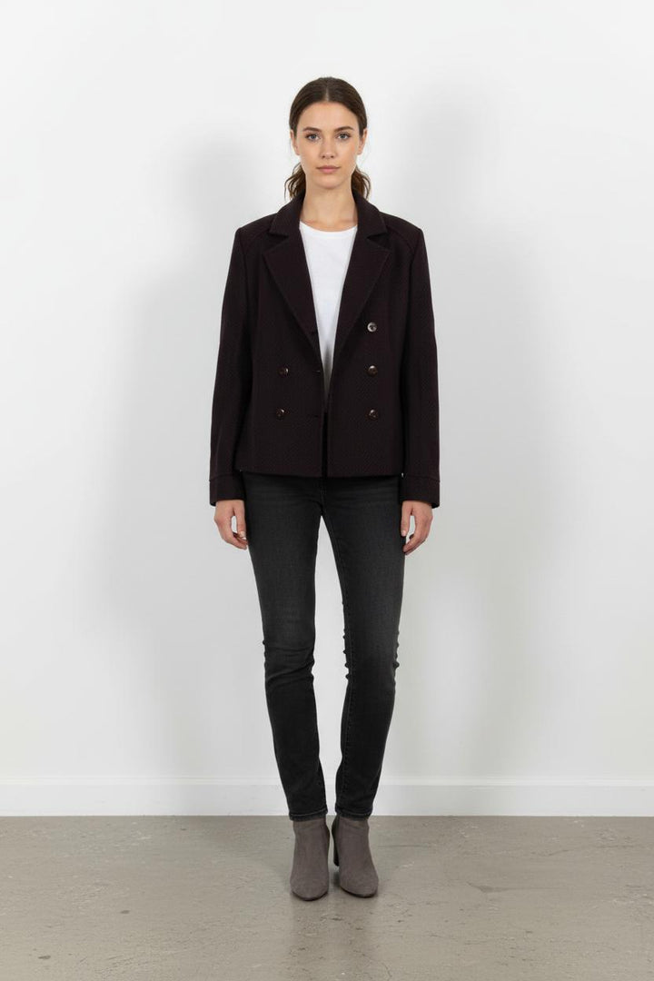 Veste Bordeaux - Taille L/40 de la marque Caroll | PARAD101835 - Vendu par Paradigme - Image 1