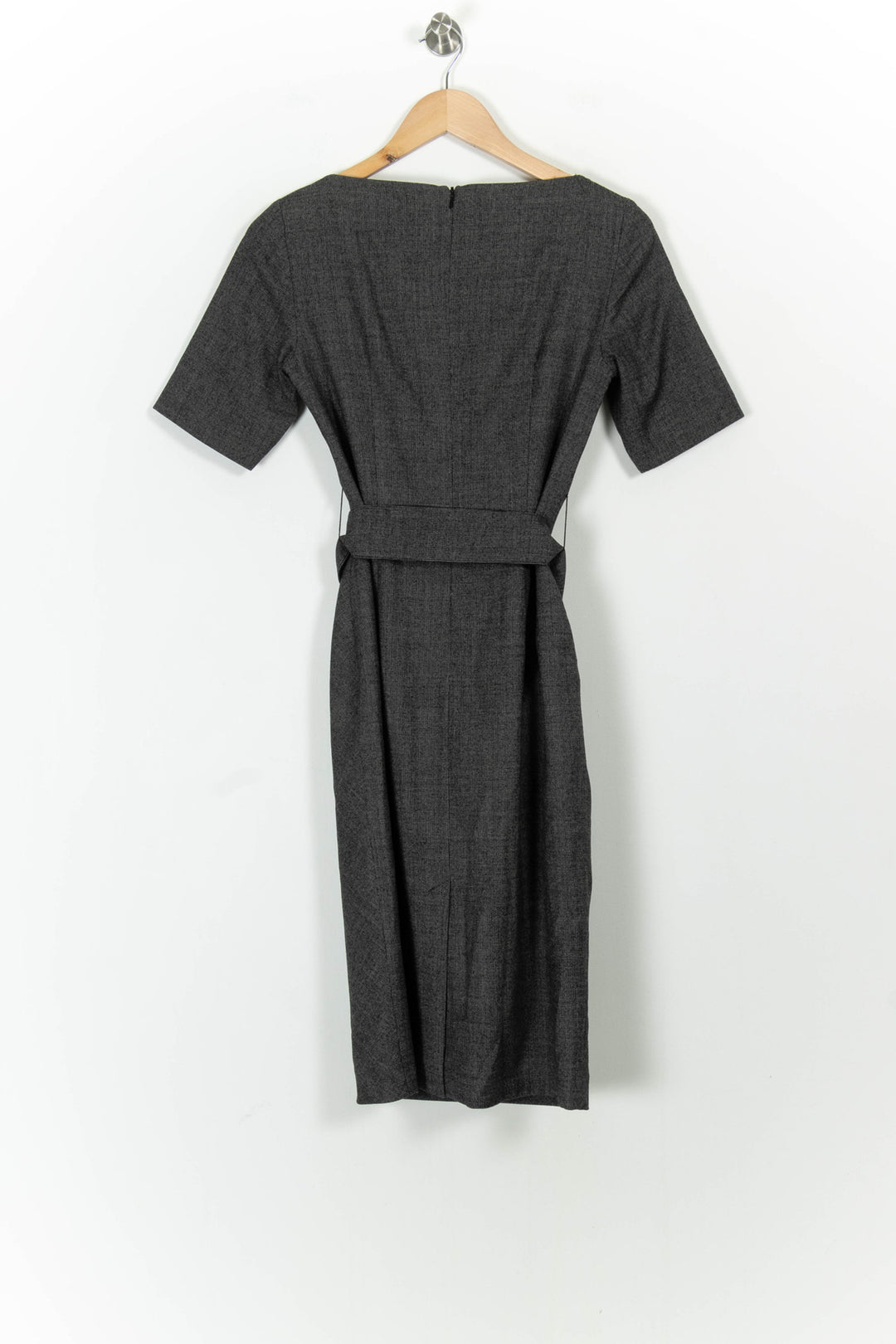 Robe Midi Grise - Taille S/36 de la marque Max Mara | PARAD101841 - Vendu par Paradigme - Image 4