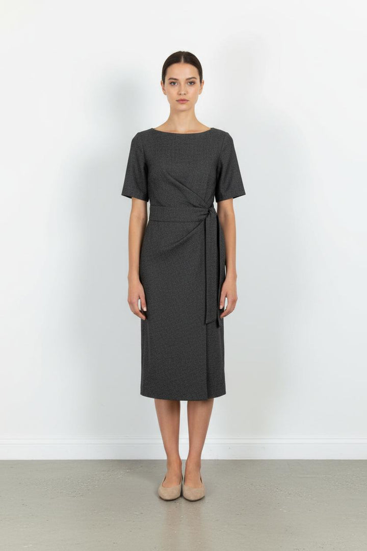 Robe Midi Grise - Taille S/36 de la marque Max Mara | PARAD101841 - Vendu par Paradigme - Image 1